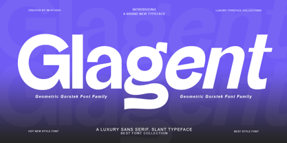 Glagent Font Poster 1