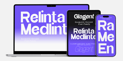 Glagent Font Poster 8