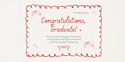 Little Magnolia Font Poster 4