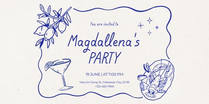 Little Magnolia Font Poster 7