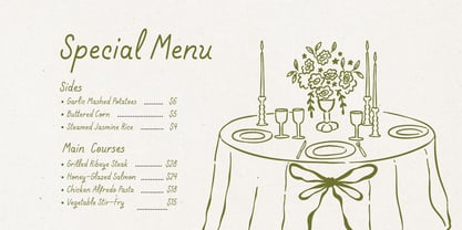 Little Magnolia Font Poster 6