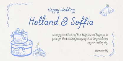 Little Magnolia Font Poster 5
