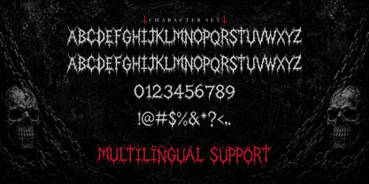 Morbid Spire Font Poster 2