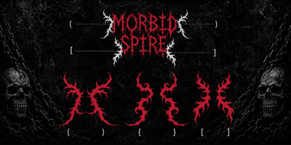 Morbid Spire Font Poster 3