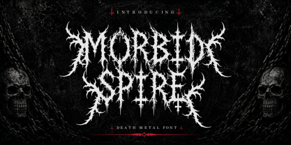 Morbid Spire Font Poster 1