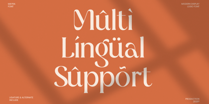 Mayra Font Poster 13