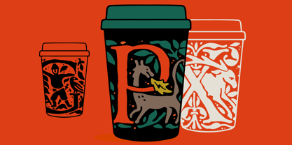 Medieval Beasts Font Poster 2