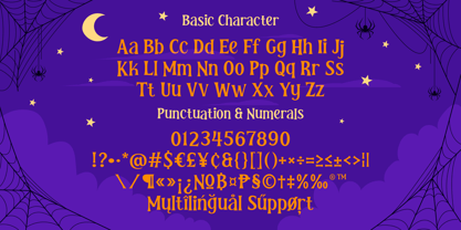Hexmoire Font Poster 2