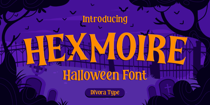 Hexmoire Font Poster 1