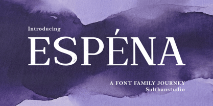 Espena Font Poster 1