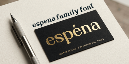 Espena Font Poster 7
