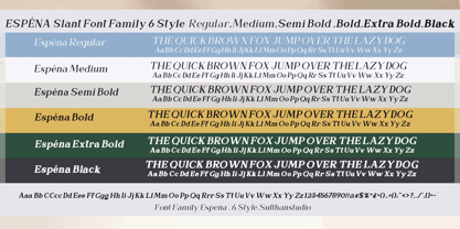 Espena Font Poster 11