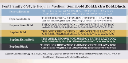 Espena Font Poster 10