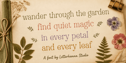 Beadcharm Font Poster 3