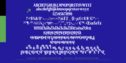 Brengthe Font Poster 10