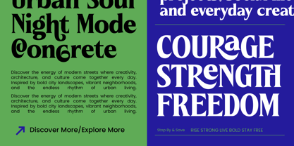Brengthe Font Poster 3