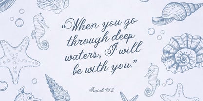 Saltwater Verse Font Poster 10