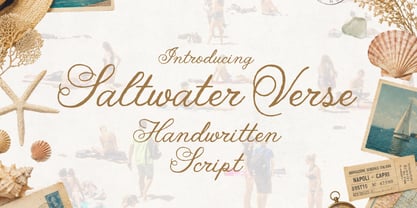 Saltwater Verse Font Poster 1