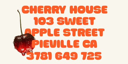 Thicko Font Poster 8