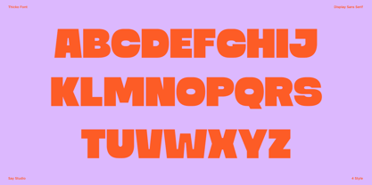 Thicko Font Poster 9