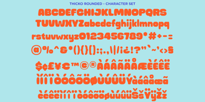Thicko Font Poster 10