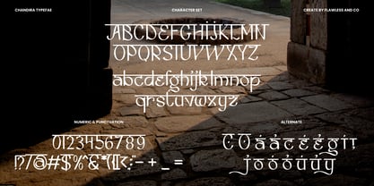 Chandira Font Poster 9