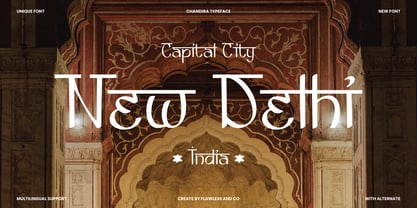 Chandira Font Poster 2