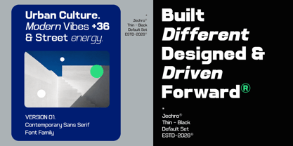 Jechro Font Poster 8
