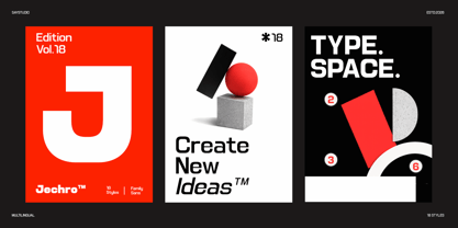 Jechro Font Poster 2