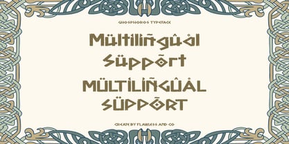 Ghosphoros Font Poster 10