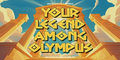 Ghosphoros Font Poster 2