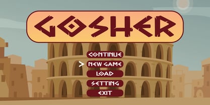 Ghosphoros Font Poster 3