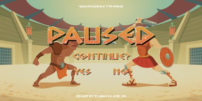 Ghosphoros Font Poster 4