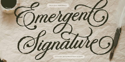 Emergent Font Poster 1