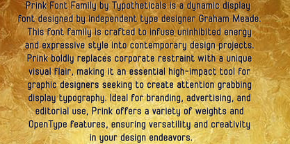 Prink Font Poster 5