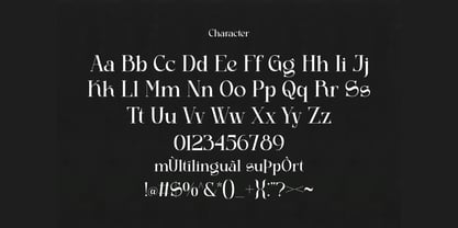 Lumiflora Font Poster 5