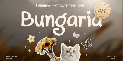 Bungaria Font Poster 1