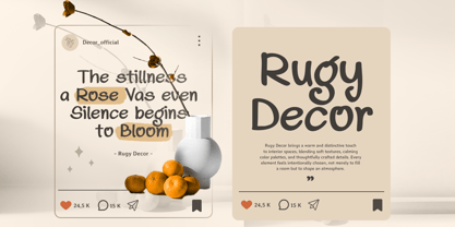 Bungaria Font Poster 4