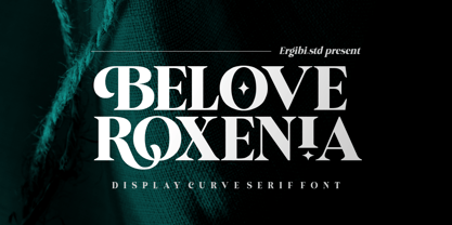 Belove Roxenia Font Poster 1