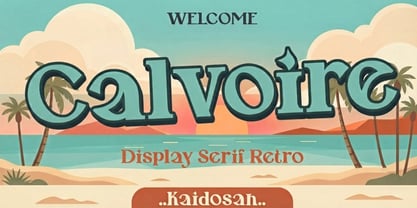 Calvoire Font Poster 1