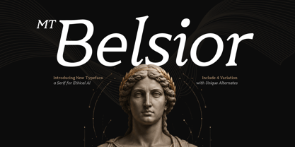 MT Belsior Font Poster 1