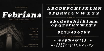 Febriana Font Poster 9