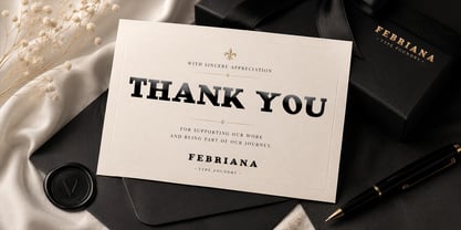 Febriana Font Poster 12