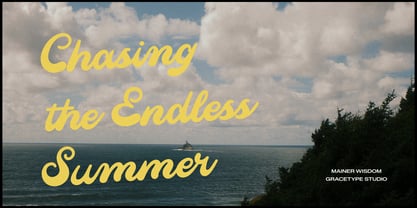 Mainer Wisdom Font Poster 3