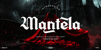 Mantela Font Poster 1