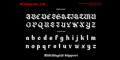 Mantela Font Poster 11