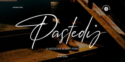 Pastedy Font Poster 1