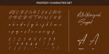 Pastedy Font Poster 10