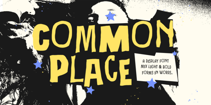 Common Place Font Poster 1