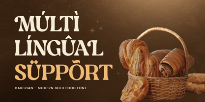 Bakerian Font Poster 12